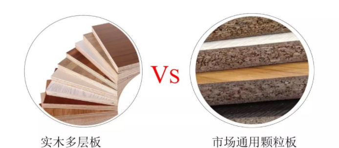 實(shí)木家居定制：定制家居該選實(shí)木顆粒板還是多層板？